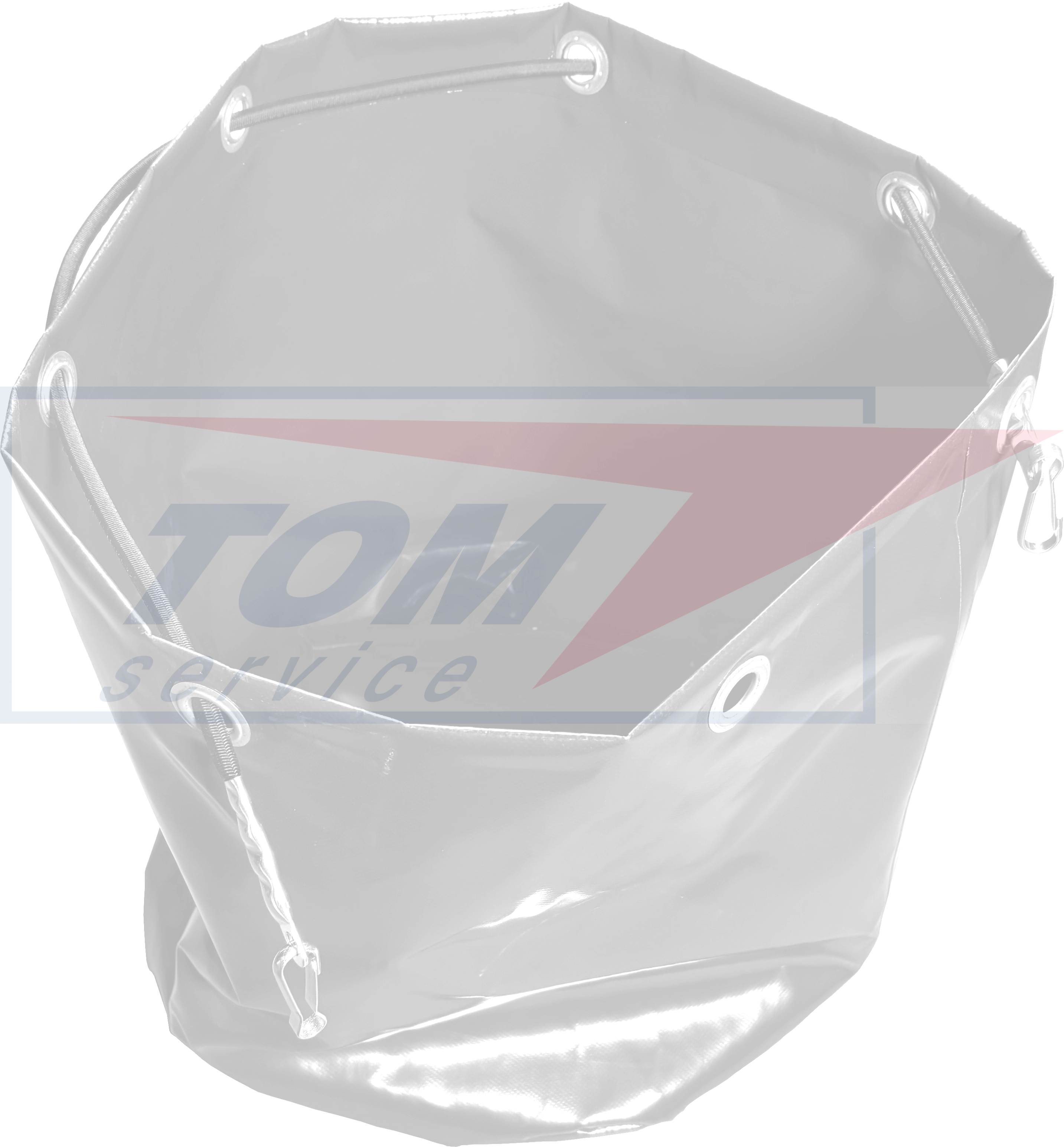 Vak ochranný závěsu velký stříbrný